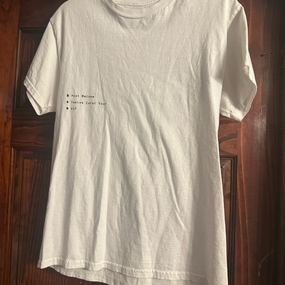 Post Malone White Graphic T-Shirt - Picture 1 of 3
